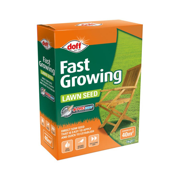Doff Fast Acting Lawn Seed With Procoat 1kg