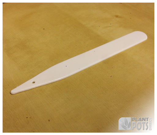 6 inch plastic plant labels 6" white plastic plant label — Plant Pots Direct