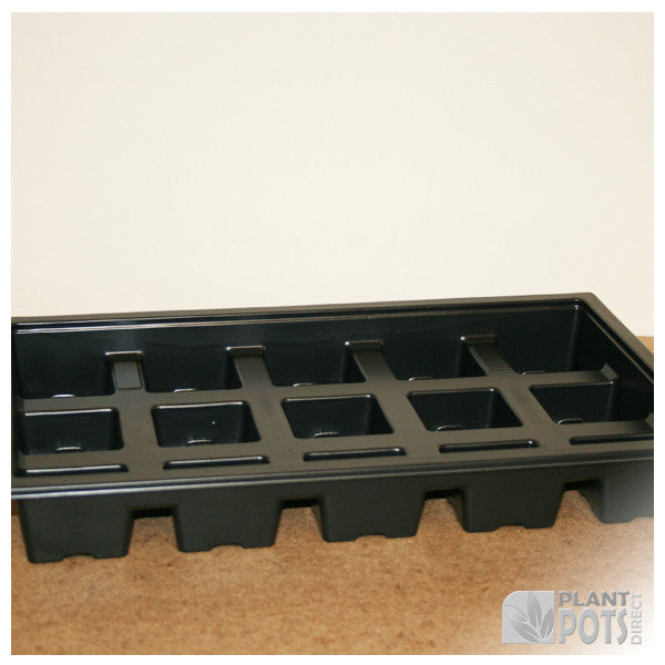 7cm Square plant pot carry tray - holds 15 pots