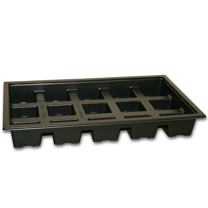 7cm Square plant pot carry tray holds 15 pots