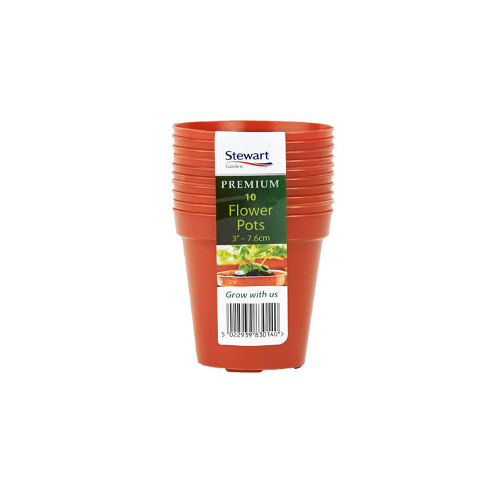 7.6cm (3") Flower Pot x10 (MultiPacks) — Plant Pots Direct