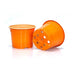 9cm Coloured Duo 5° Low Pot - Orange (12) by Soparco