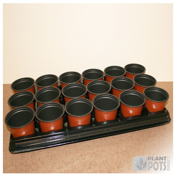 9cm Round full plant pot set - 18 pots
