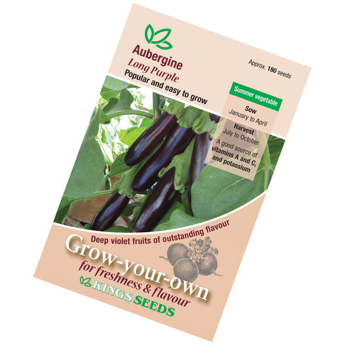 Aubergine Long Purple Seeds