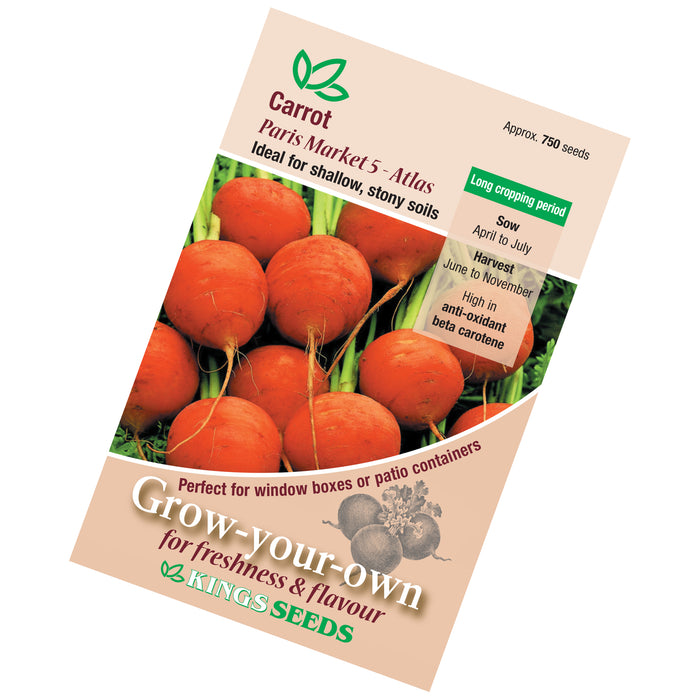 Carrot Paris Market 5 - Atlas Seeds