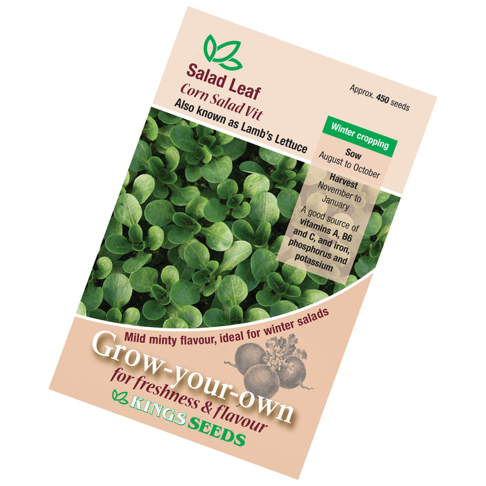 Salad Leaf Corn Salad Vit (Lambs Lettuce) Seeds