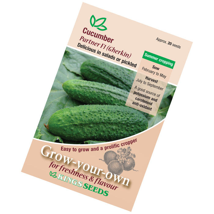 Cucumber Partner F1 (Gherkin) Seeds