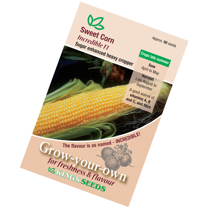 Sweet Corn Incredible F1 Seeds