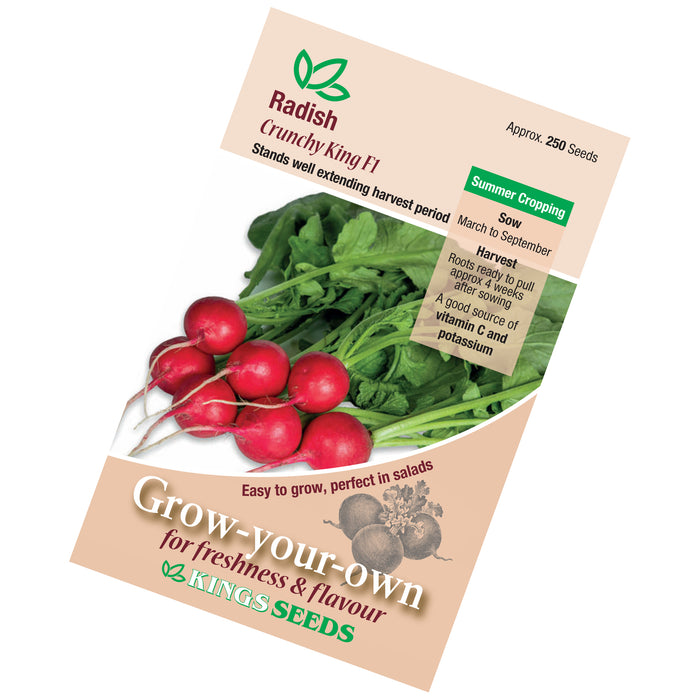 Radish Crunchy King F1 Seeds