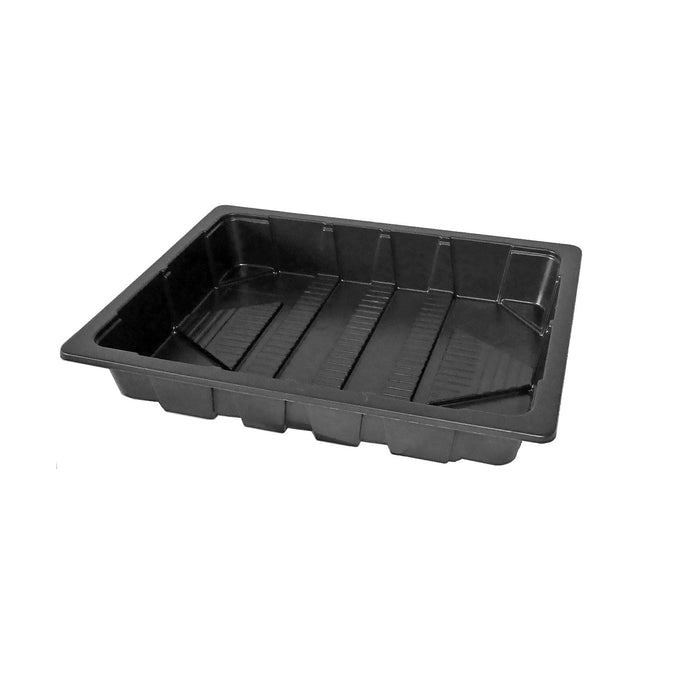 Lightweight shallow half seed trays with no holes